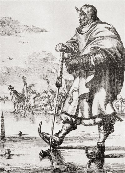 En kæmpe i golf, fra "The Connoisseur Magazine", udgivet i 1902 af Romeyn de Hooghe