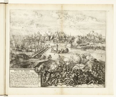 Beleg en inname van Grave, 1586 Optagelse (titel på objekt) Wars of Flanders (serietitel) af Romeyn de Hooghe