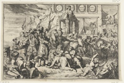 Fransk invasion og brud på Unionens enhed af Romeyn de Hooghe