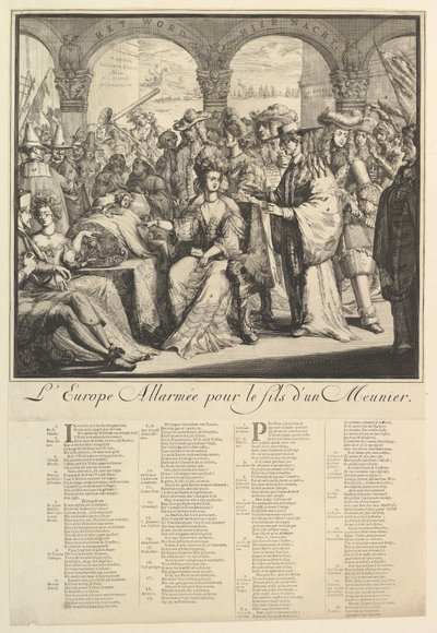 Allarmed Europe.n.d. af Romeyn de Hooghe