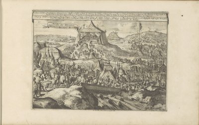Optocht af Abessijn Abyssinian op Tight / March of the Abyssinians (titel på objekt) Øst- og Vestindien og andre steder (serietitel) af Romeyn de Hooghe