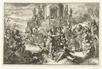 Sejre med ankomsten af ​​William III af Romeyn de Hooghe