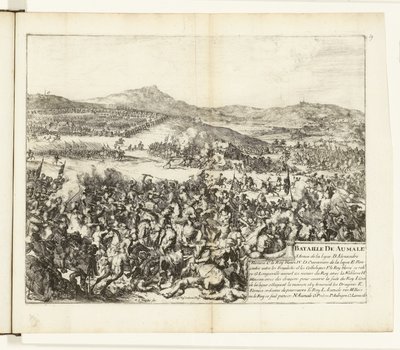 Slag bij Aumale, 1592 Battle of Aumale (titel på objekt) Wars of Flanders (serietitel) af Romeyn de Hooghe