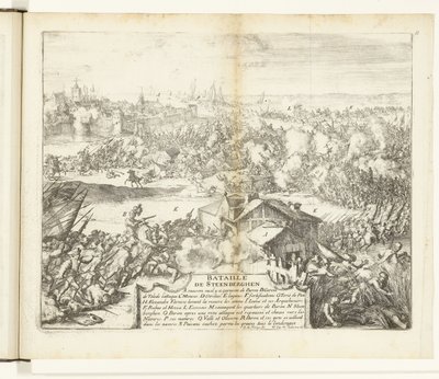 Slaget ved Steenbergen, 1583 Bataille de Steenberghen (titel på objekt) Guerres de Flandres (serietitel) af Romeyn de Hooghe
