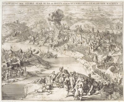 Belejringen af Buda i 1541, 1686 af Romeyn de Hooghe