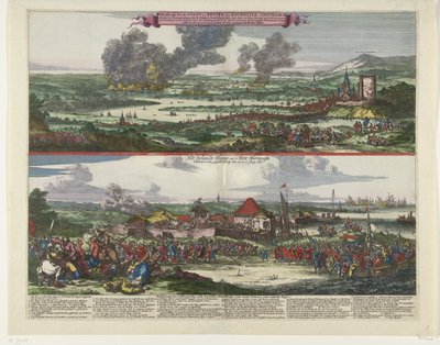 Rejsen til Chatham og erobringen af ​​Isle of Sheppey, 1667 Billede af Stadt and Revier of Rochester, Chetham etc. / Het Eylandt Shepey and 
