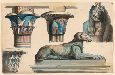 egyptiske oldsager af Romolo Achille Liverani