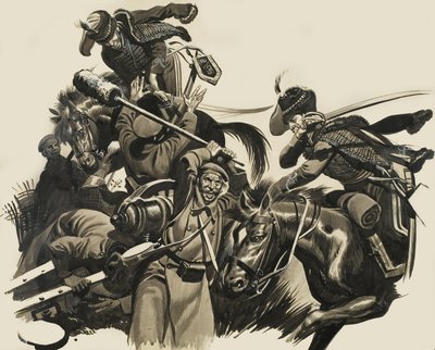 Kampscene af Ron Embleton