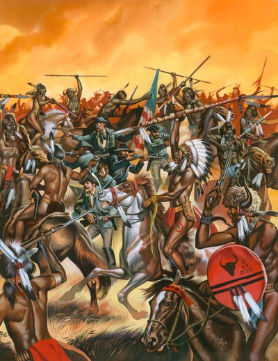 Slaget ved Little Bighorn af Ron Embleton