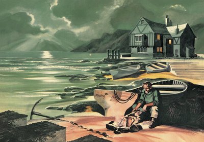 Dover Beach af Ron Embleton