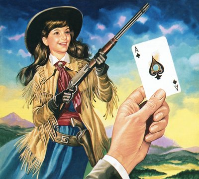 Miss Annie Oakley af Ron Embleton