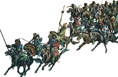Mongolske krigere af Ron Embleton
