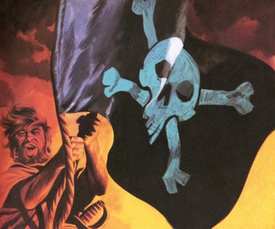 Hævning af Jolly Roger af Ron Embleton