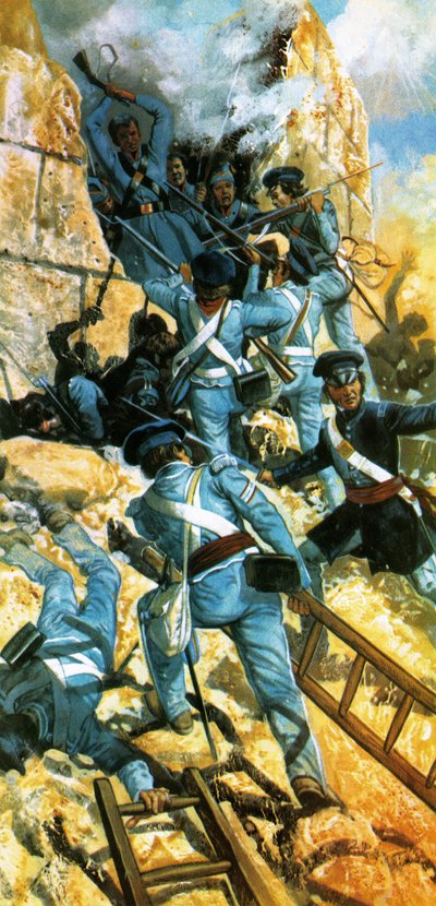 Den ufuldendte revolution: Mexicos svøbe. Mexico City falder til amerikanerne i 1847. af Ron Embleton