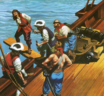 At gå planken ud af Ron Embleton