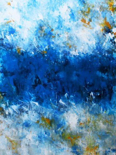 Deep Blue Ocean Flow af Ron Halfant