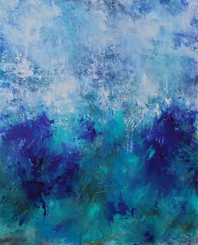 Deep Ocean Blues af Ron Halfant
