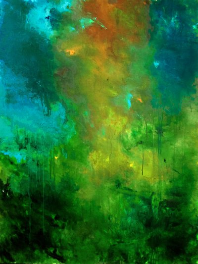 Emerald Forest Flow af Ron Halfant
