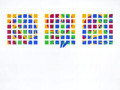 Prisoners of Conscience, 2004 (akryl om bord) af Ron Waddams
