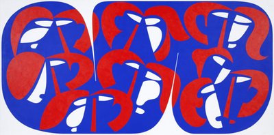 Speaking Truth to Power, 2008 (akryl ombord) af Ron Waddams