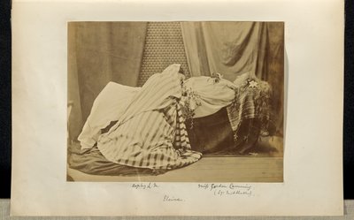 [Lady Middleton som "Elaine" og Sophy L.M. i Tableau Vivant fra "Idylls of the King"]. af Ronald Ruthven Leslie Melville