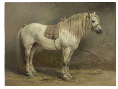 En hvid hest af Rosa Bonheur