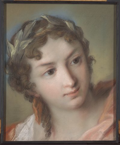 En muse af Rosalba Carriera (attributed to)