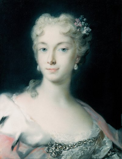 Maria Theresa, ærkehertuginde af Habsburg 1717-1780, 1730 af Rosalba Giovanna Carriera