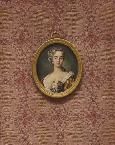 Portræt af en ukendt dame af Rosalba Giovanna Carriera