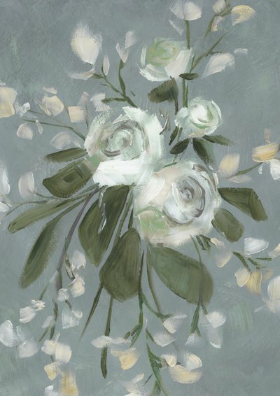Dæmpede botaniske blomster af Rosana Laiz Blursbyai