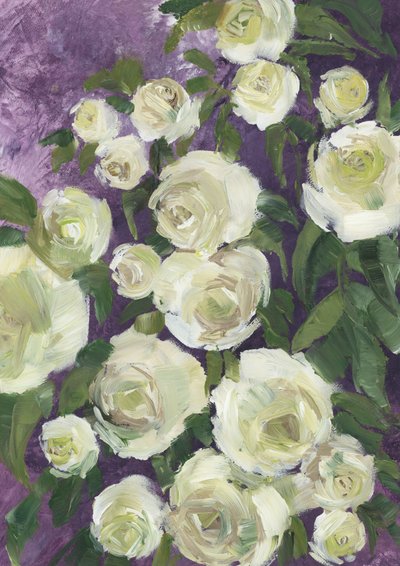 Purple Rose Garden af Rosana Laiz Blursbyai