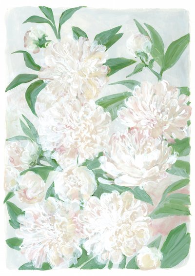 Bløde pæonblomster af Rosana Laiz Blursbyai