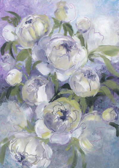 Bløde pæonblomster af Rosana Laiz Blursbyai