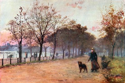 Ved ringen, Hyde Park: Aften af Rose Maynard Barton