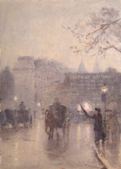 At praje en taxa, South Kensington af Rose Maynard Barton