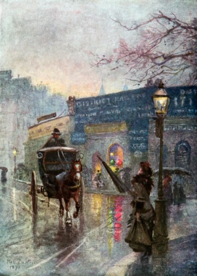 South Kensington Station af Rose Maynard Barton