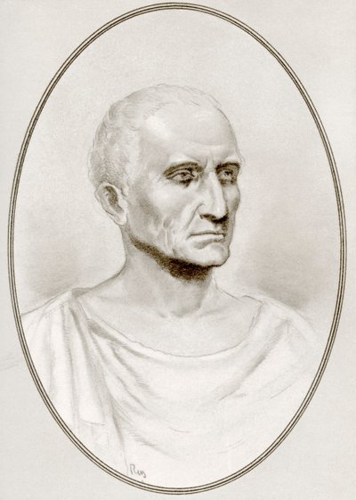 Gaius Julius Cæsar, fra Living Biography of Famous Rulers af Ross Gordon