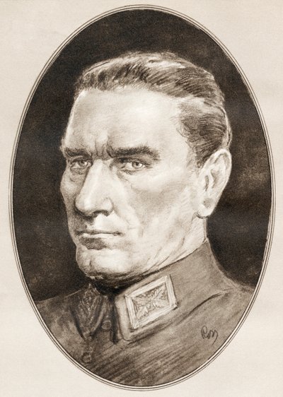 Mustafa Kemal Ataturk, fra Living Biography of Famous Men af Ross Gordon