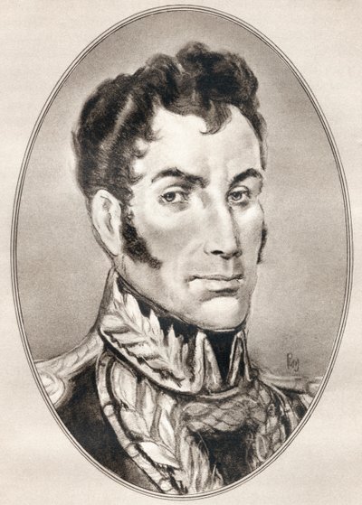 Simon Jose Antonio de la Santusima Trinidad Bolivar Palacios Ponte y Blanco, fra Living Biographies of Famous Men. af Ross Gordon