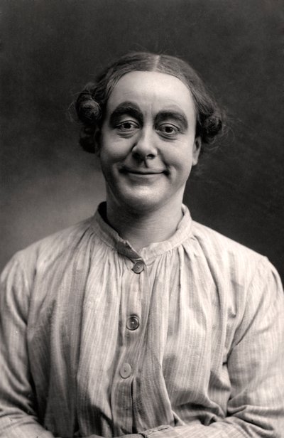 George Robey 1869-1954, music hall entertainer, 1907. af Rotary Photo