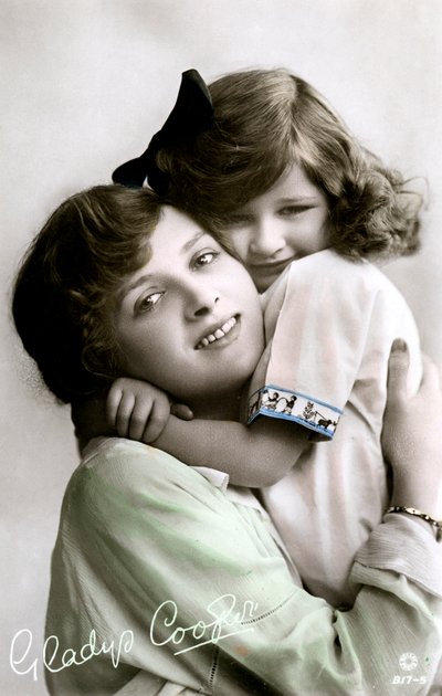 Gladys Cooper 1888-1971, engelsk skuespillerinde, begyndelsen af det 20. århundrede. af Rotary Photo