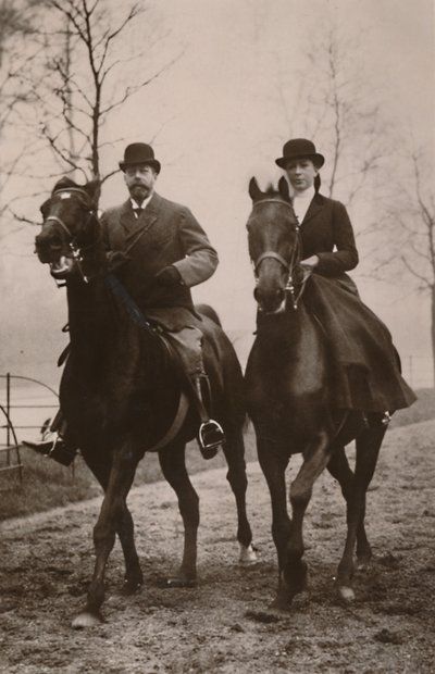 H.M. Kong George V. og prinsesse Mary, 1914. af Rotary Photo