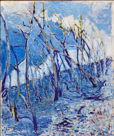Landskab eller Kastanjeskov,. ca. 1918-21 af Rubaldo Merello