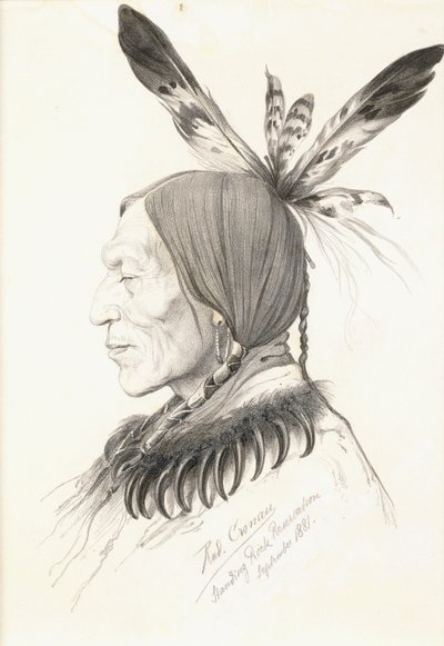 Heu-Topa, Four Horns or Jagoo, The Storyteller, Chief of the Hunkpapa Sioux af Rudolf Cronau