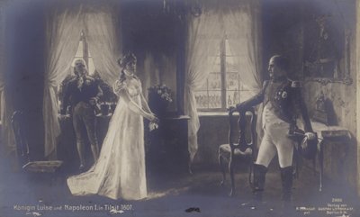 Dronning Louise af Preussen møder Napoleon i Tilsit af Rudolf Eichstaedt
