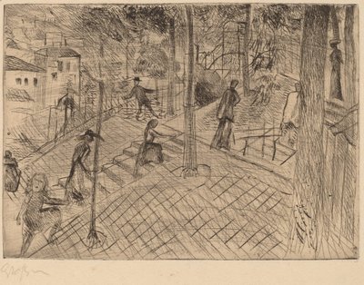 Montmarte af Rudolf Grossman