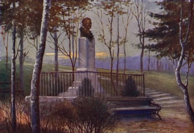 Beethovengang (farve litho) af Rudolf Klingsbogl