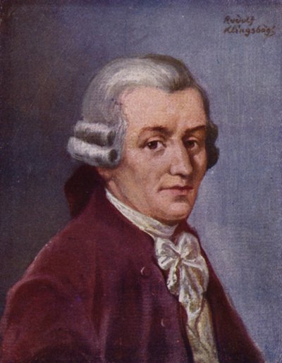 Haydn (farve litho) af Rudolf Klingsbogl