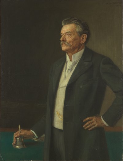 Præsidenten for Rigsdagen, Dr. Theodor Kathrein af Rudolf Konopa