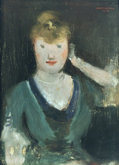 Pige fra en café af Rudolf Kremlicka